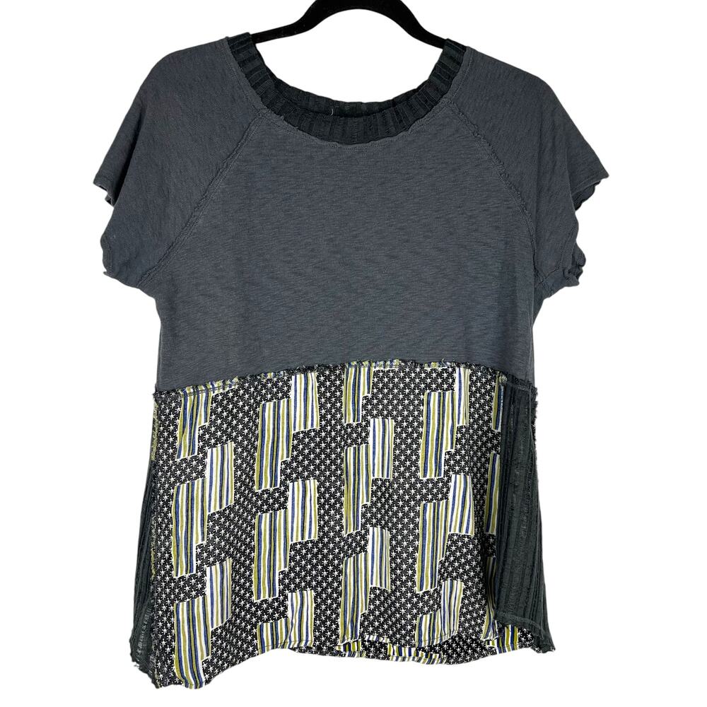 HYKU Woman's Y2K Mixed Medium Baby Doll Style Top  Small  Retro Grunge Twee